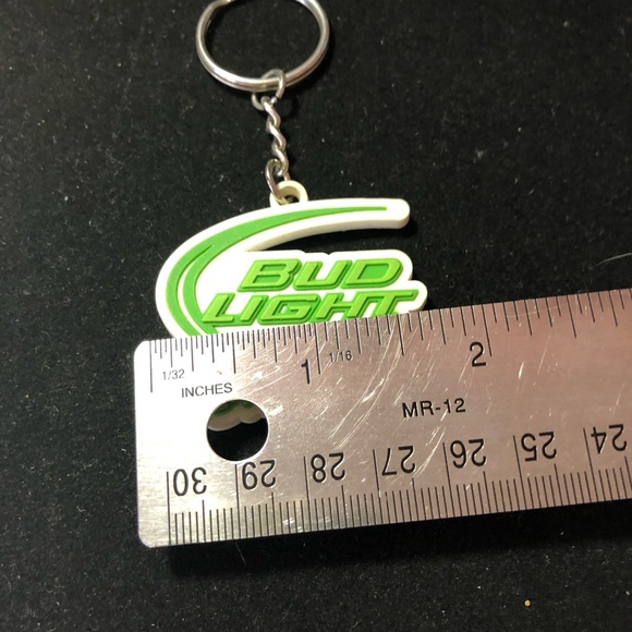 Bud Light Lime plastic rubber promotional keychain - Picture 3 of 6